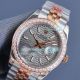 Copy Rolex Datejust Grey Fluted Motif Dial Diamond Bezel Jubilee Band Watch (4)_th.jpg